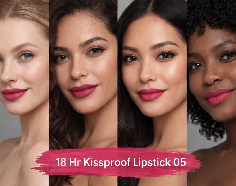 VATENN ITALY 18 Hr Kissproof Lipstick 05 Matte liquid lipstick, Lead-Free ,No Dry Feel, Weightless Feel, Vinyl Ink Kissproof /Lip Lingerie Transfer-Proof, All Day Wear. - Image 2